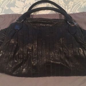 Miu Miu authentic black leather bag